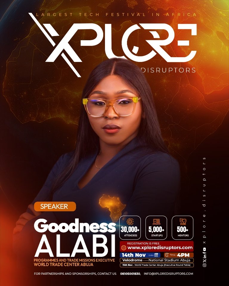 XPLORE Speakers - Goodness Alabi